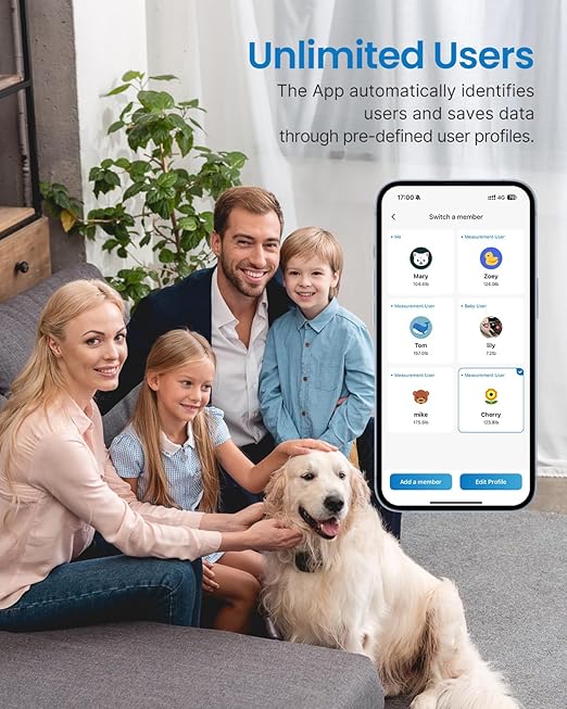 RENPHO Wi-Fi Scale for Body Weight Bluetooth Body Fat Scale Smart Bathroom Scale Health Monitor 13 Body Composition Analyzer with Smart App White Elis Aspire