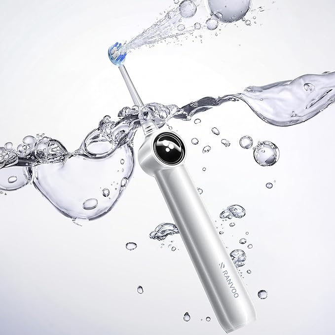 RANVOO] Save $42 to Get AirJet X3 Electric Toothbrush Gray and AirJet X5 Electric Toothbrush Together