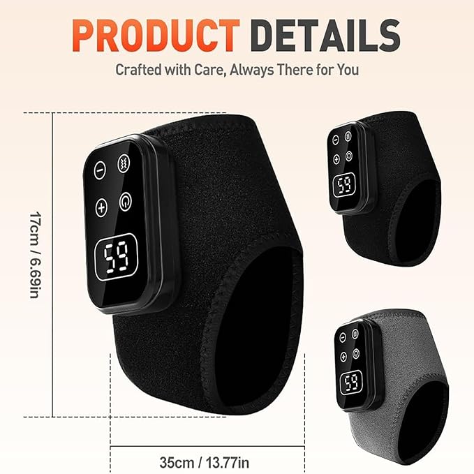 2Pcs Foot Advanced Renew Triple Method MassagerPortable Foots Renew Massager 3-in-1 Foot Advanced Rene-w Triple Method Massage-rfor Home/Office/Travel 3-Speed &amp 5-Temperature
