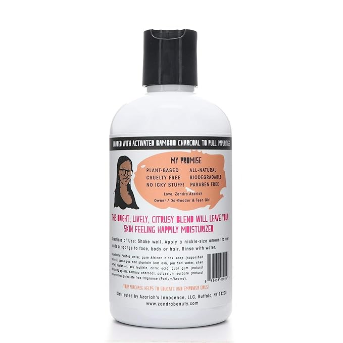 ZANDRA Japanese Kumquat Black Soap 3 In 1 8 OZ
