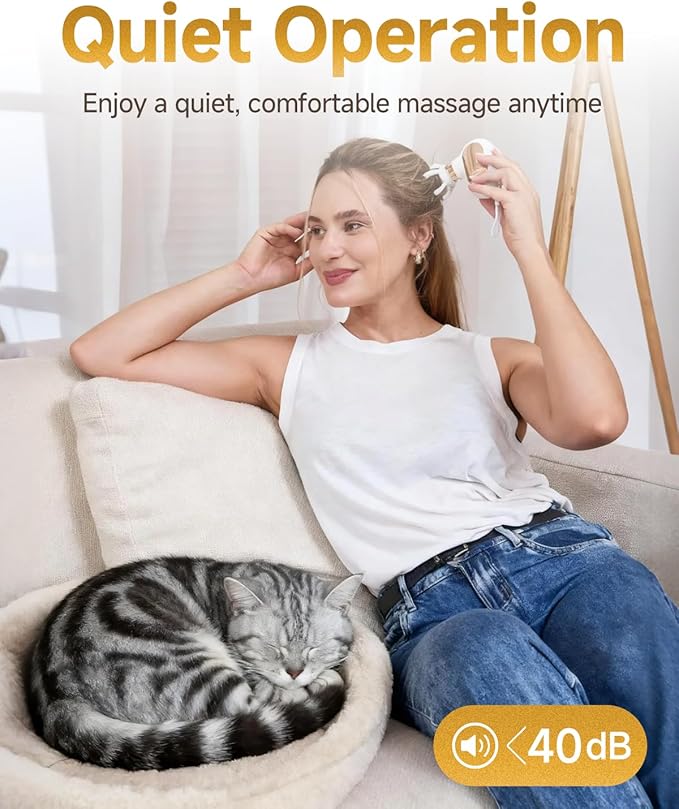 Mini Massage Gun Travel Size Powerful Small Massage Gun Deep Tissue for Pain Relief Muscle Massager for Neck Shoulder Thigh Scalp Quiet Pocket Massager FSA-HSA Eligible
