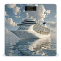 Cruise Ship Digital Bathroom Scale for Body Weight Weighing Scale with Backlit LCD Display High Precision Measurements &amp Measures Weight Up to 180kg