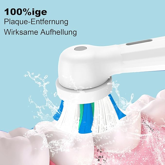 8 Pcs IO Replacement Toothbrush Heads Compatible with Oral B IO 2/3/4/5/6/7/8/9/10/Deep Clean Electric Toothbrush Toothbrush Heads Compatible with Oral B IO Caring for Your Teeth (Black/White)
