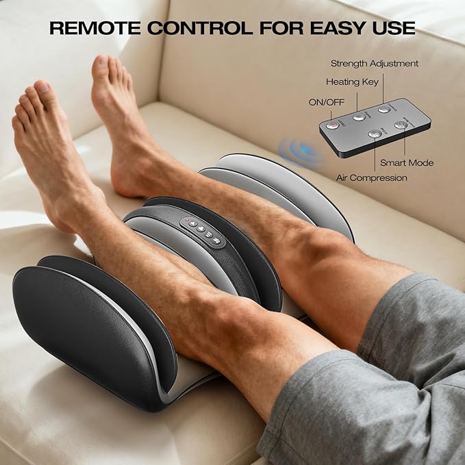 Shiatsu Foot Massager Machine with Heat Foot and Calf Massager with Massage Roller Deep Tissue Massager for Plantar Fasciitis Pain Relief Promotes Blood Circulation Gifts for Women &amp Men