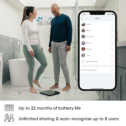 WYZE Smart Scale X White &amp 3 Pack WYZE Night Light