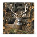 Camouflage Deer Scale for Body Weight Accurate Digital Bathroom Scale Toughened Glass High Precision Scales Smart Weight Scales with Large LCD Backlight Display Weighing Machine