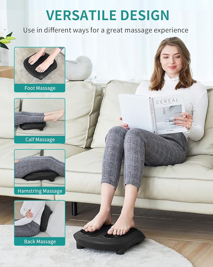 Nekteck FM01 Foot Massager and Smart Foot and Calf Massager APP Control White