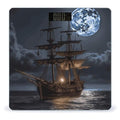 Pirate Sailboat Full Moon Bathroom ScaleHighly Accurate Digital Weighing Machine for People Bright LED Display Weight Scale for The Aldult Home Use