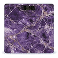 Marble Purplem Scale for Body Weight High Precision Digital Weight Scales with LCD Display Anti-Slip Sturdy Slim Tempered Glass Bathroom Scale for Home Use