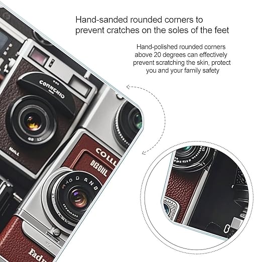 Retro Cool Camera Collection Smart Scale for Body Weight Accurate Bathroom Scale with LED Display Digital Weight Scales Weighing Machine High Precision Scales for Bath Home
