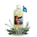 Healing Shower Gel – 8 oz Handmade Body Wash for Spiritual Emotional &amp Energetic Cleansing – Eucalyptus Scent – Altar-Charged – Wiccan Hoodoo Conjure Pagan Ritual Use – Vegan &amp Sulfate-Fre