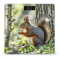 Squirrel in The Woods Scale for Body Weight Highly Accurate Digital Bathroom Body Scale Digital Bathroom Scales for People Anti-Slip Large LCD Display Smart Scales