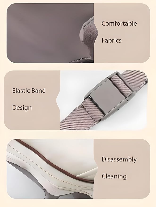 Virexo Neck and Shoulder Massager Shiatsu with Deep Kneading and Heat Cordless Relaxing Muscle Massage Beige