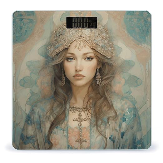 Teal Style Women Smart Scale for Body Weight Accurate Bathroom Scale with LED Display Digital Weight Scales Weighing Machine High Precision Scales for Bath Home