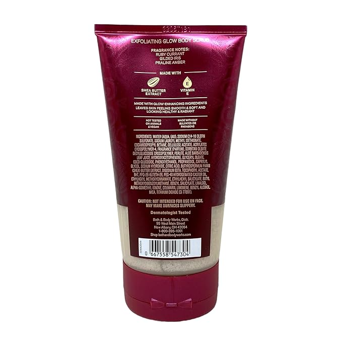 Bath &amp Body Works Luminous Moisturizing Body Wash and Body Scrub with a Peach Gardenia Bar Soap