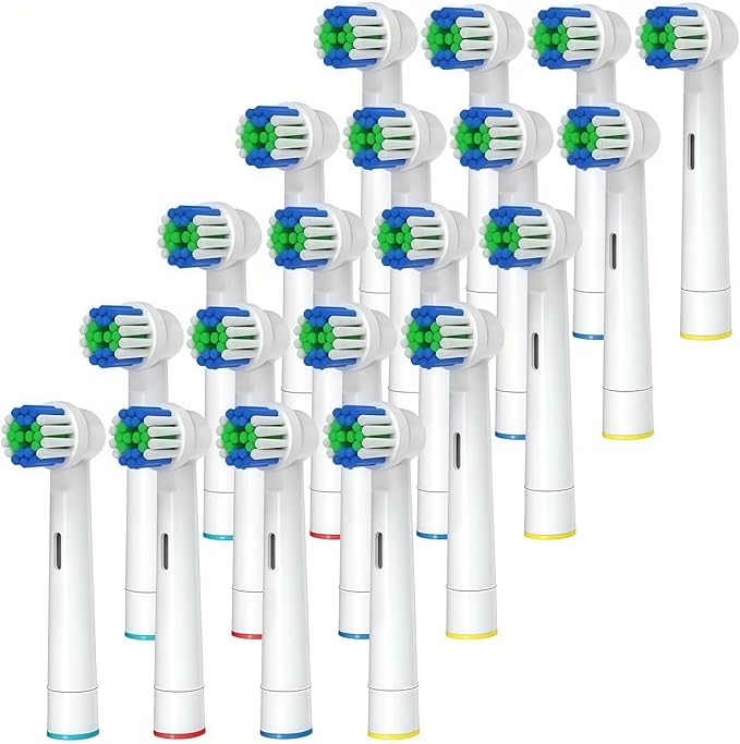 Replacement Toothbrush Heads Compatible with Oral-B Triumph Electric Toothbrush Heads Brush Heads(20pcs)