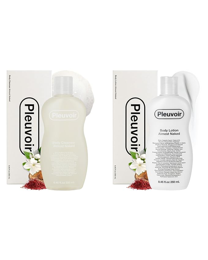 Pleuvoir Body Cleanser Almost Naked Body Lotion Almost Naked Bundle
