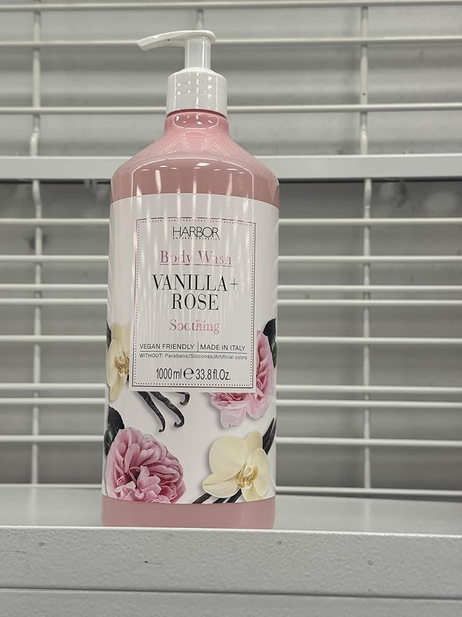 Harbor Body Wash Vanilla Rose Soothing 33.8 Fl oz