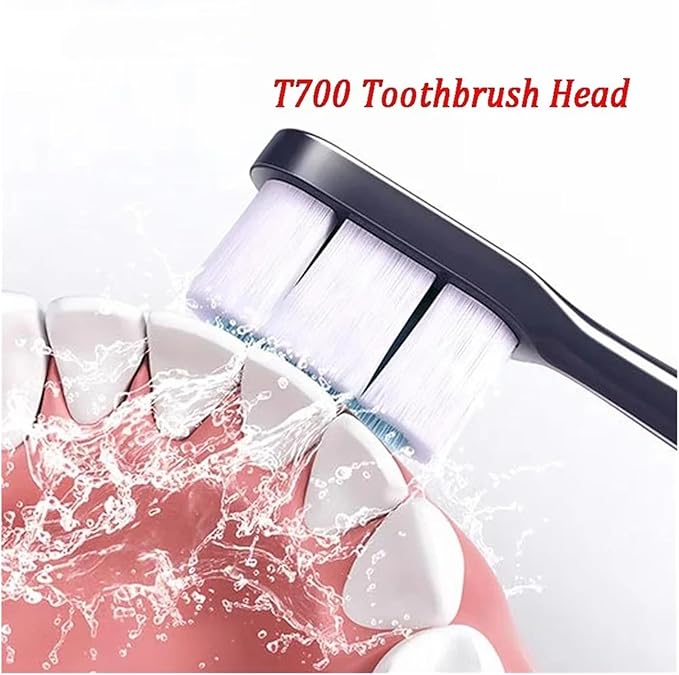 Compatible for 2/4/6/8Pcs Original Mijia Toothbrush Head T700 Sonic Electric Waterproof Soft Health Replacement Bristles(4 pcs)