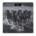 Running Black Horses Digital Bathroom Scale for Body Weight Weighing Scale with Backlit LCD Display High Precision Measurements &amp Measures Weight Up to 180kg