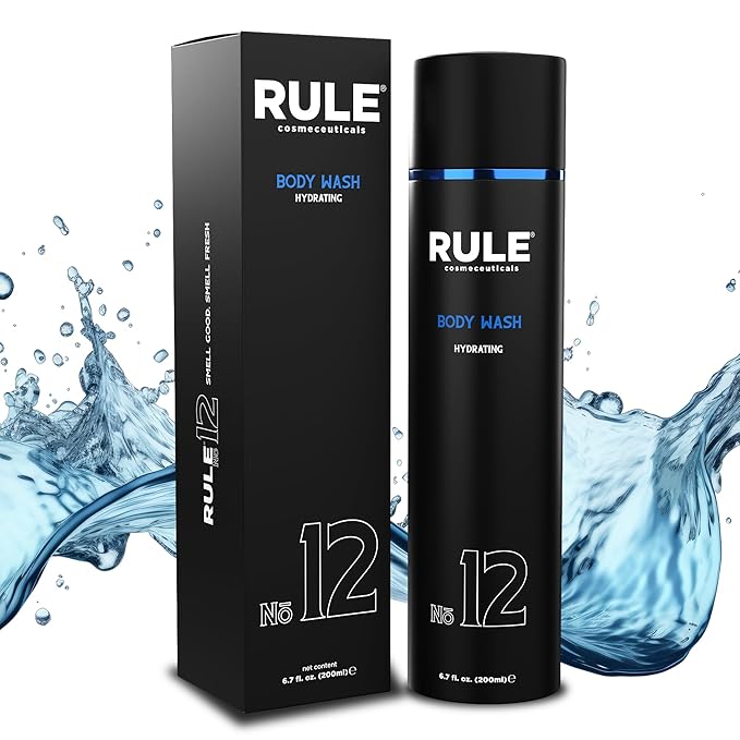 No.12 Body Wash Shower Gel for Men with Shea Butter Aloe Vera Chamomile and Coconut Oil for Skin Cleanse Hydration Revitalize &amp Restore Perfect for Daily Use 200 mL