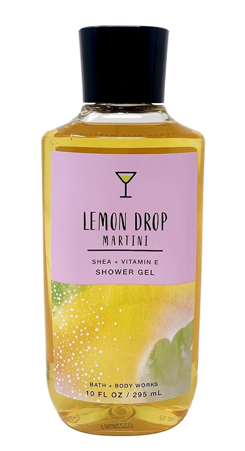 Bath &amp Body Works Lemon Drop Martini 3 pack Of Shower Gel With a Himalayan Salts Spring Sample Soap.