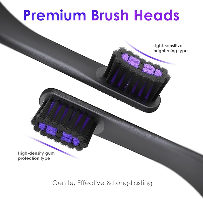 Electric Toothbrush Portable Travel Sonic Toothbrush with Protective Case USB-C Rechargeable Neutral Comfort Bristles Waterproof Smart Timer Compact for Daily Use (Slate Gray)