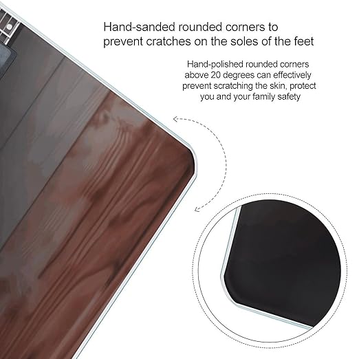 Guitar Musical Instrument Weight ScaleClear LED Display Bathroom Digital Weighing ScaleTempered Glass Digital Bathroom Scale for Body Weight Capacity Up to 400 Lbs