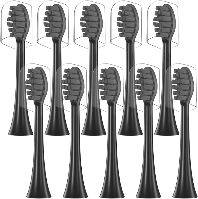 Compatible with Happy Brush Eco Vibe 3 Electric Toothbrush Replacement Brush Heads with dust Removal C
