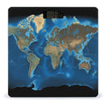 World Map Weight Scale for Body Weight Digital Bathroom Scale High Capacity Accurate Digital Weighing Scales and Easy-to-Read on Backlit LCD Display Scales
