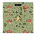 Frogs and Mushrooms Bathroom Scale Rounded Smart Scale for Body Weight Automatic Power On/Off Weight Scales Accurate Bathroom Digital Scales for Pet Home Bedroom Kitchen