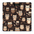 Cute Brown Cartoon Owls Bathroom ScaleHighly Accurate Digital Weighing Machine for People Bright LED Display Weight Scale for The Aldult Home Use