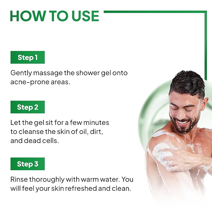Anti Acne Glycolic Acid Body Wash for Acne Prone Skin Helps Improve Skin Texture with Salicylic and Azelaic Acid 5.07 Fl Oz (3)