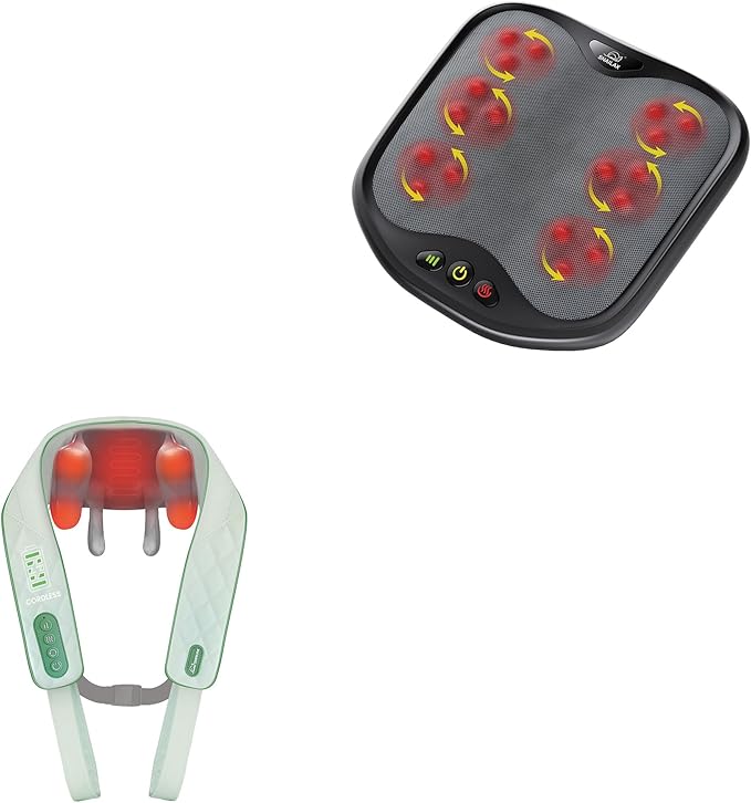 Snailax Neck Masssager and Foot Massager Bundle