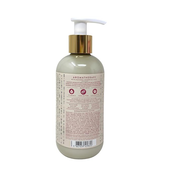Bath &amp Body Works Aromatherapy Vanilla Nutmeg - Moturizing Body Lotion Essencial Oil Perfume Mist with a Natural Oats Soap