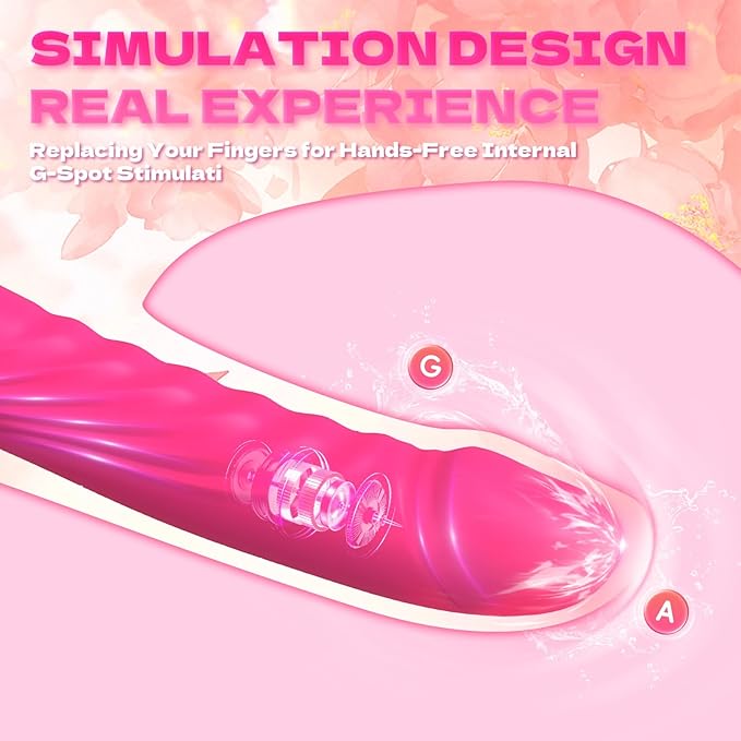 Portable Vibrating Massager -Clitioral Sucker Relaxes Muscles Viboators Toy 7 Modes Couples - for Body and Back Foot Silent Personal for Sports Massage Adult Tools Relaxation 1104Q4 (Pink)