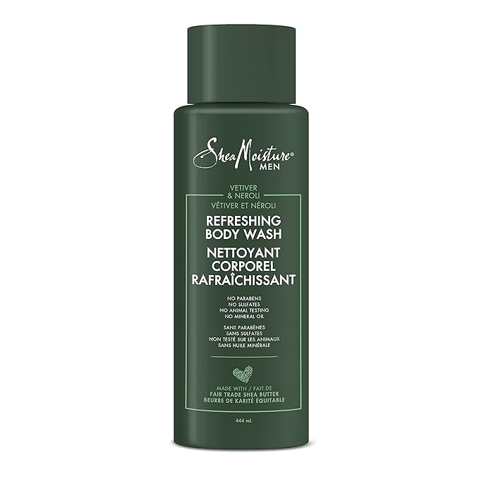 SheaMoisture Men Refreshing Body Wash Vetiver &amp Neroli