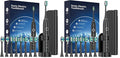 Rtauys S5 Upgraded Sonic Electric Toothbrush for Adults &amp Kids Ages-2+ with 8 Brush Heads IPX7 Travel Toothbrush with Case 2.5hrs Charge for 120 Days 5 Modes Built-in Smart Timer Black (Pack o