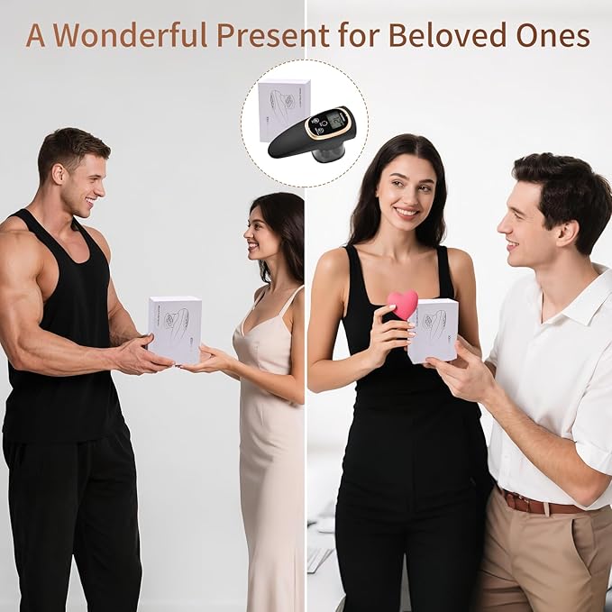 Meifuly Smart Cupping Therapy Massager 12 Levels of Suction Strength and Heat Control Portable Electric Cupping Device for Back Belly Waist Arms Legs