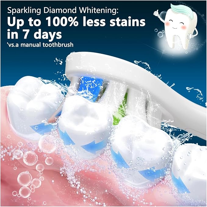 4/8/16pcs Replacement Toothbrush Heads Compatible for PhlipsElectric Tooth-Brush Head Compatible with Phllips(5)