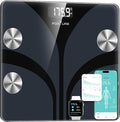 Posture Scale for Body Weight Digital Bathroom Smart Scale 13 Body Composition Analyzer Sync Weight Scale BMI Health Monitor Sync Apps 400lbs - Black
