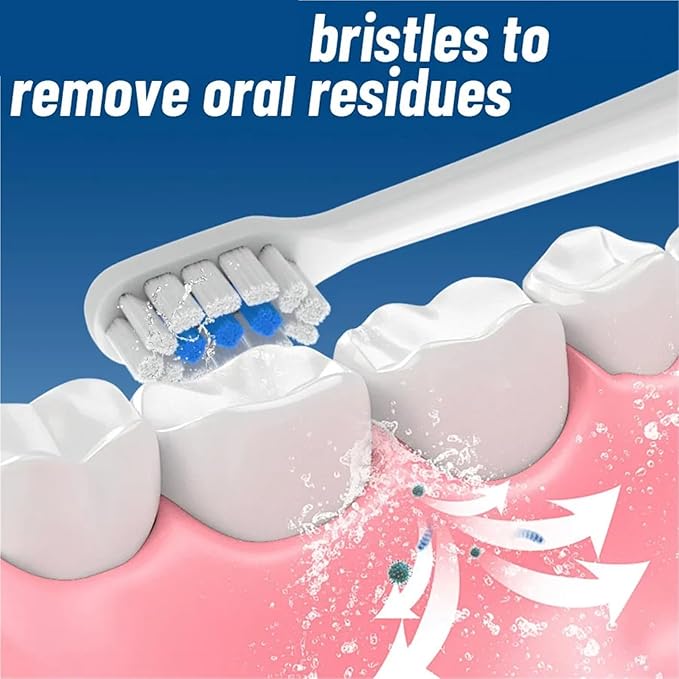 Pack Electric Toothbrush HeadsCompatible for Xiaomi Mijia T301 T302 T501 T501C Replacement Accessories(T301-302-WH-12Pcs)