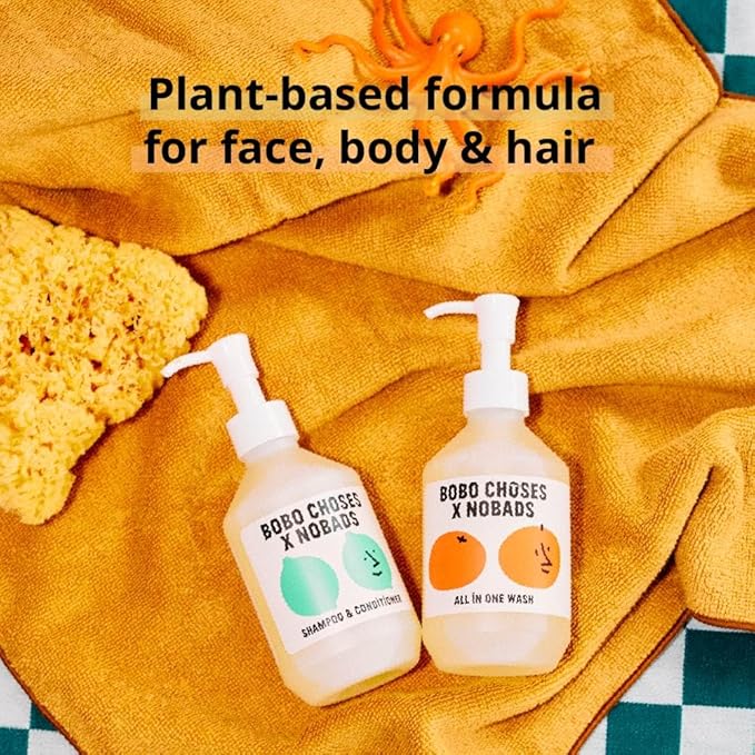 BOBO CHOSES x Moisturizing All-in-One Wash – Korea Family Cleanser Gentle &amp Paraben-Free Natural &amp Safe for Sensitive Skin