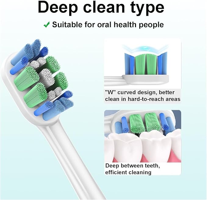 20pcs Replacement Toothbrush Heads Compatible for C3 9044/65 G3 9054/65