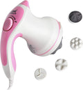 KINGSWELL Handheld Electric Deep Massager Portable Body Electric Body Massager with 3 Different Massage Heads Suitable for Home Gym and Office