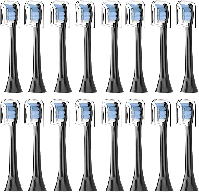 Toothbrush Heads HX9034 Compatible for HX3211 HX3281 HX6220 HX6211 HX6231 HX6250 HX6252 HX9322 HX9331 HX9334 HX6253 HX6530(Brown)