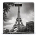 Tower Paris Scale for Body Weight Anti-Slip Tempered Glass Digital Bathroom Scales Clear LCD Display Weighing Scale Safe Rounded Corners Smart Scales