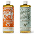 Carolina Castile Soap Carolina Orange and Sage Lime Castile Soap Liquid - 32 oz Vegan &amp Pure Organic Concentrated Non Drying All Natural Formula Body Wash &amp Shampoo