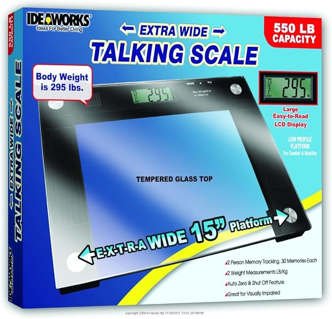 Jobar International JB5824 Extra Wide Talking Scale by Jobar