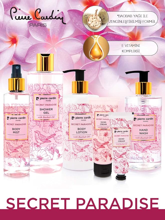 Natural Moisturizing Shower Gel Body Wash Women - Men Body wash (Secret Paradise 13.5 oz / 400 ml)